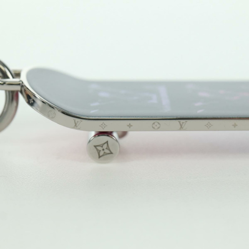【日本直送】路易威登 Bijoux Sac Skate Board Charm 金屬銀色 MP3269 Auth 168252M-14