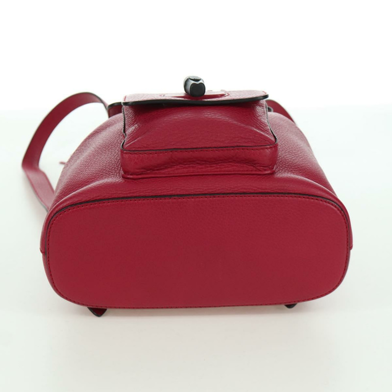 【日本直送】GUCCI 竹節雙肩包 皮革 粉紅色 銀色 387149 正品 171479V-4