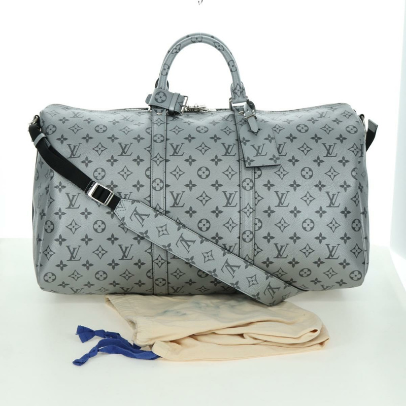 【日本直送】路易威登 Monogram Keepall Bandouliere 50 旅行包 銀色 M43848 正品 171441SAM-11