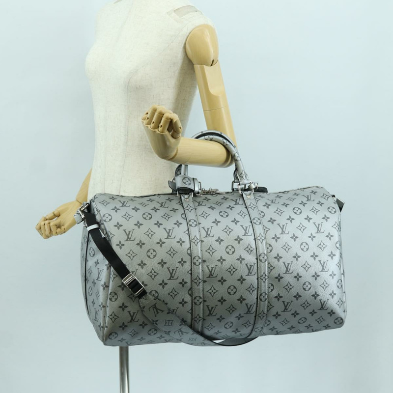【日本直送】路易威登 Monogram Keepall Bandouliere 50 旅行包 銀色 M43848 正品 171441SAM-28