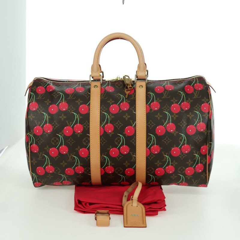 【日本直送】路易威登 Monogram Cherry Keepall 45 波士頓包 M95011 LV Auth 171440SV-11