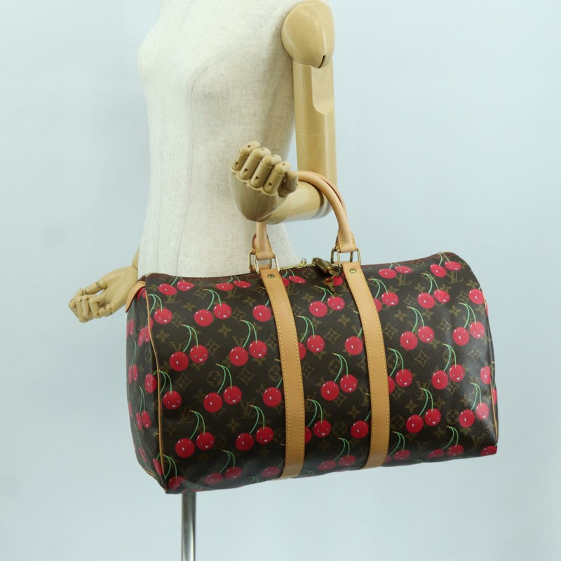 【日本直送】路易威登 Monogram Cherry Keepall 45 波士頓包 M95011 LV Auth 171440SV-22