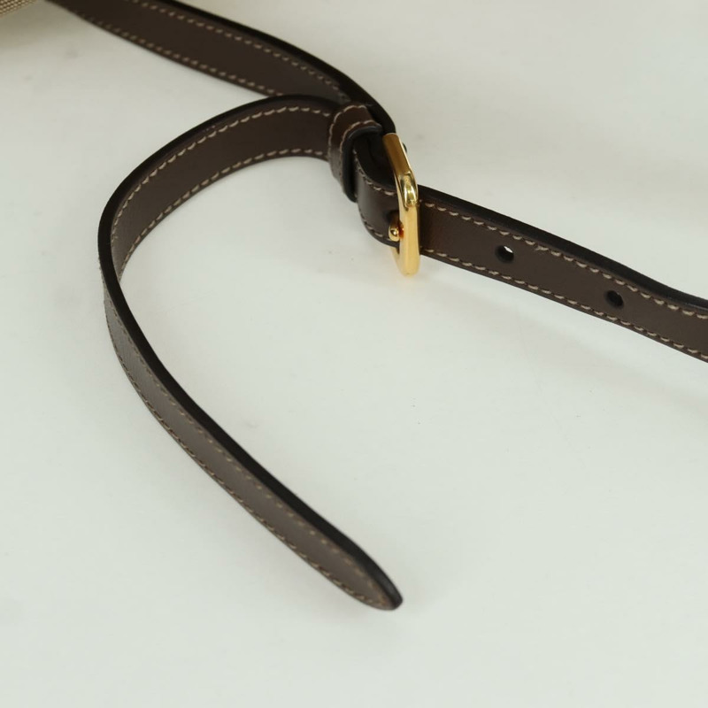 【日本直送】PRADA帆布肩背包 米色 金色 正品 168350V-8