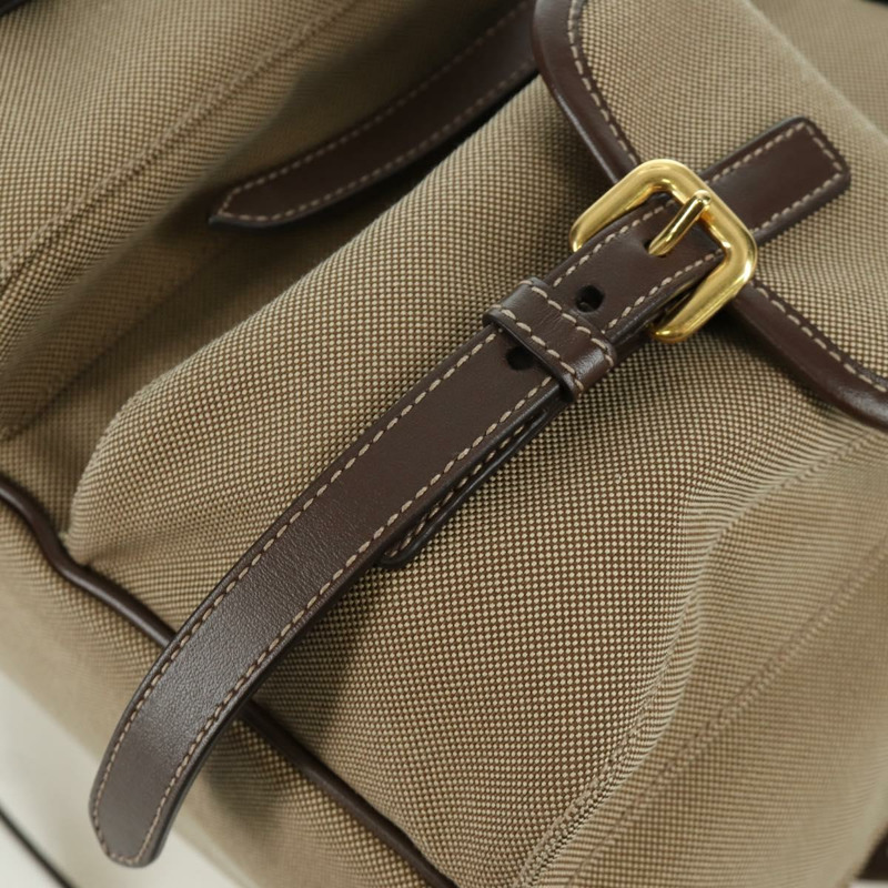 【日本直送】PRADA帆布肩背包 米色 金色 正品 168350V-19