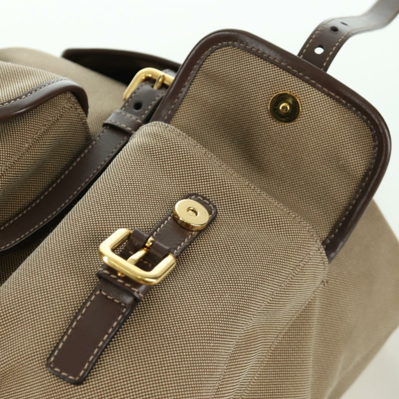 【日本直送】PRADA帆布肩背包 米色 金色 正品 168350V-20