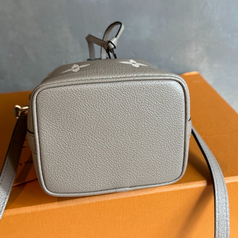 芯片款 路易威登/Louis Vuitton 大象灰老花水桶手提肩背斜背包-4