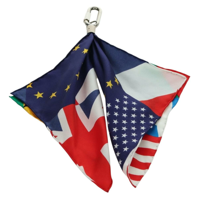 【日本直送】路易威登 (LOUIS VUITTON) Bijoux Sac Flags Charm Silk Multicolor MP2485 LV Auth 171534SAM-7