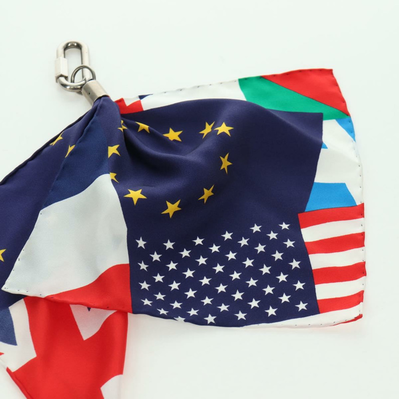 【日本直送】路易威登 (LOUIS VUITTON) Bijoux Sac Flags Charm Silk Multicolor MP2485 LV Auth 171534SAM-8