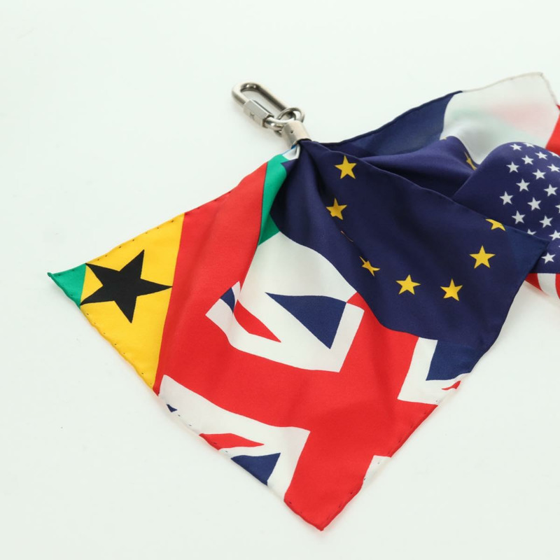 【日本直送】路易威登 (LOUIS VUITTON) Bijoux Sac Flags Charm Silk Multicolor MP2485 LV Auth 171534SAM-9