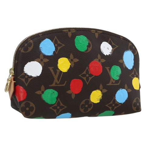 路易威登 Monogram Yayoi Kusama Pochette Cosmetic PM M81895 LV Auth 171488SM