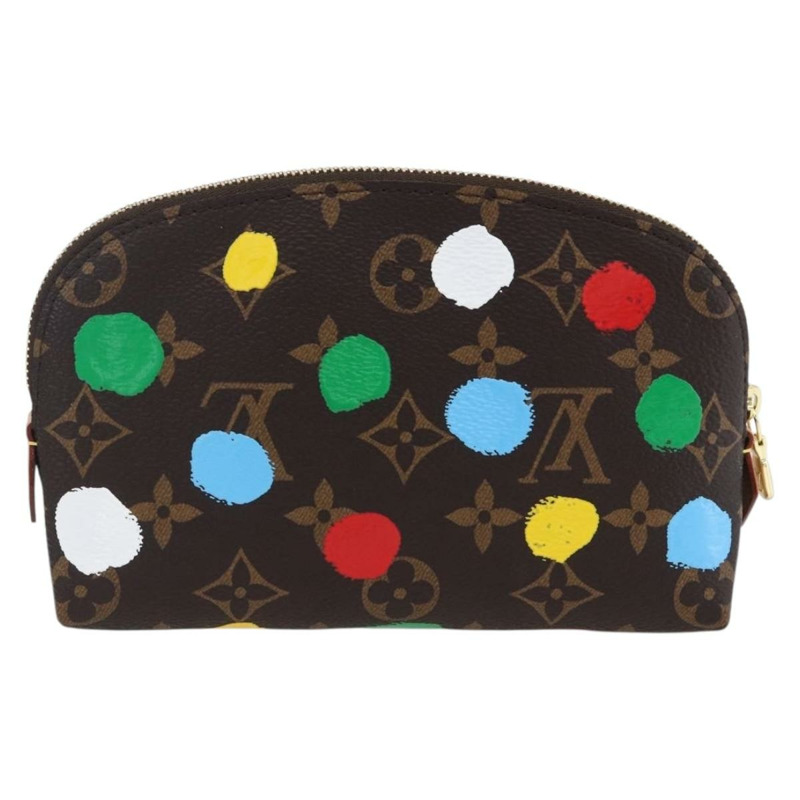 【日本直送】路易威登 Monogram Yayoi Kusama Pochette Cosmetic PM M81895 LV Auth 171488SM-1