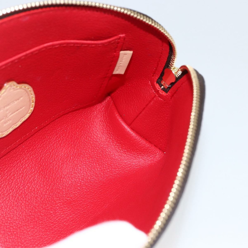 【日本直送】路易威登 Monogram Yayoi Kusama Pochette Cosmetic PM M81895 LV Auth 171488SM-16
