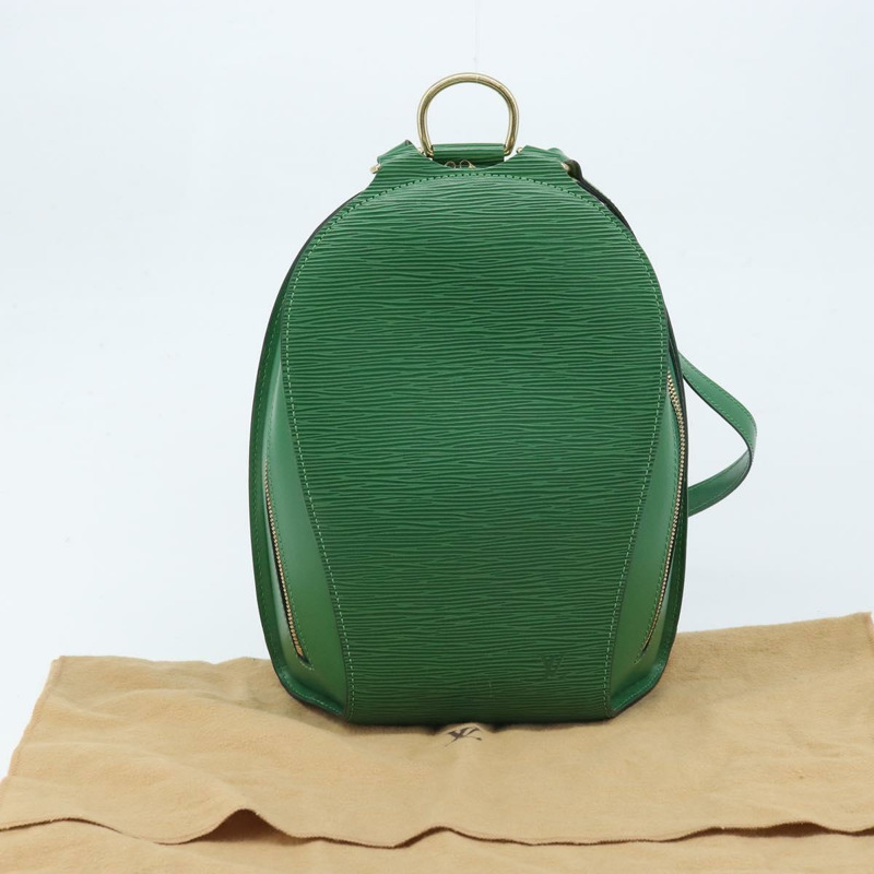 【日本直送】路易威登 Epi Mabillon 雙肩包 綠色 M52234 LV Auth ka2756V-11