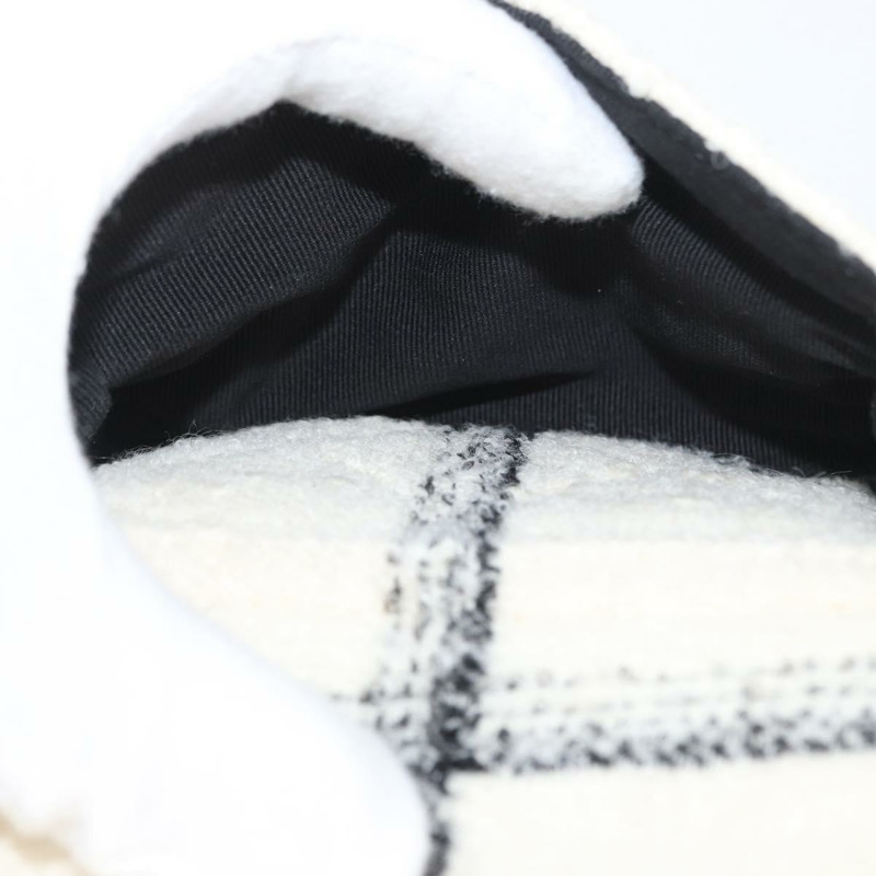 【日本直送】香奈兒 (CHANEL) Matelasse 鏈條雙肩包，斜紋軟呢布料，白色，金色雙C標誌，貨號 172472SM-27