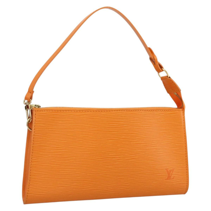 【日本直送】路易威登 Epi Pochette 配件袋 橘色 Mandarin M5294H 正品 LNZ399V-0