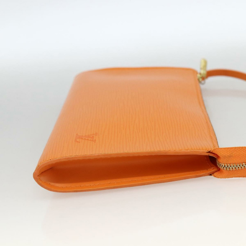 【日本直送】路易威登 Epi Pochette 配件袋 橘色 Mandarin M5294H 正品 LNZ399V-3