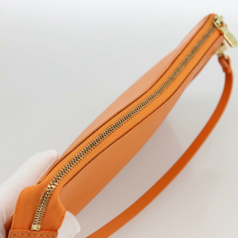 【日本直送】路易威登 Epi Pochette 配件袋 橘色 Mandarin M5294H 正品 LNZ399V-5