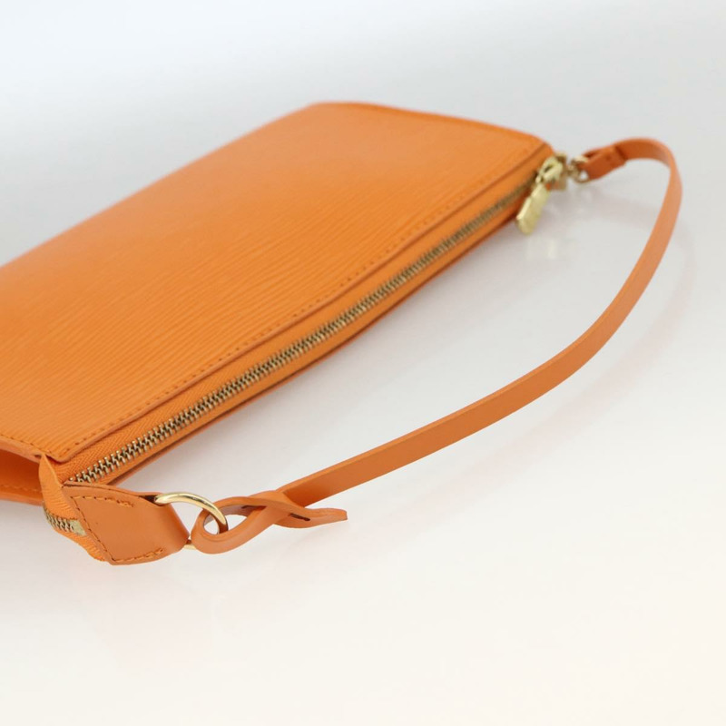 【日本直送】路易威登 Epi Pochette 配件袋 橘色 Mandarin M5294H 正品 LNZ399V-6