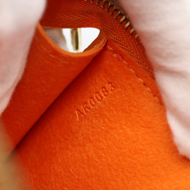 【日本直送】路易威登 Epi Pochette 配件袋 橘色 Mandarin M5294H 正品 LNZ399V-10