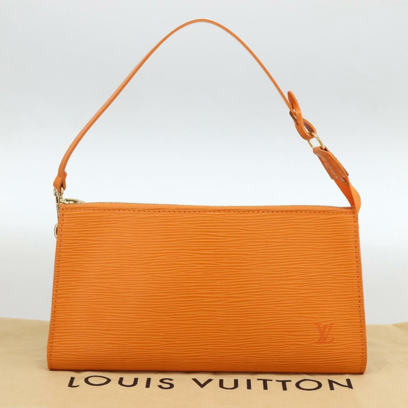 【日本直送】路易威登 Epi Pochette 配件袋 橘色 Mandarin M5294H 正品 LNZ399V-11