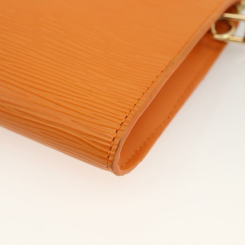 【日本直送】路易威登 Epi Pochette 配件袋 橘色 Mandarin M5294H 正品 LNZ399V-15