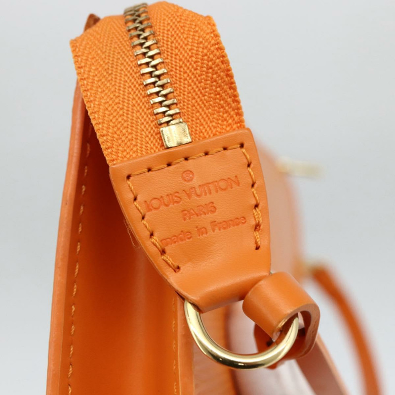 【日本直送】路易威登 Epi Pochette 配件袋 橘色 Mandarin M5294H 正品 LNZ399V-17