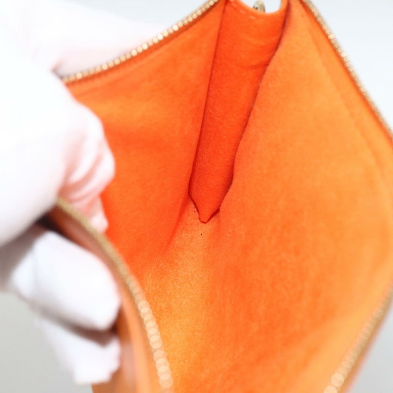 【日本直送】路易威登 Epi Pochette 配件袋 橘色 Mandarin M5294H 正品 LNZ399V-20