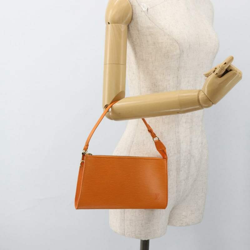【日本直送】路易威登 Epi Pochette 配件袋 橘色 Mandarin M5294H 正品 LNZ399V-21