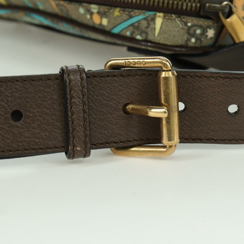 【日本直送】GUCCI GG帆布迪士尼腰包 PVC 米色金色 602695 正品 ARZ017SAM-7
