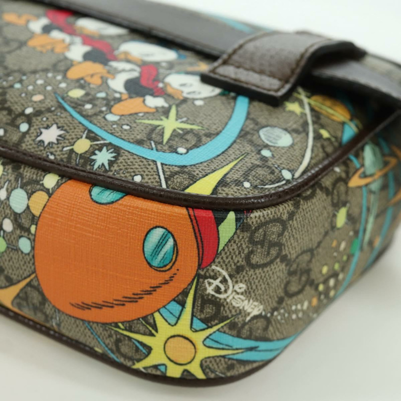 【日本直送】GUCCI GG帆布迪士尼腰包 PVC 米色金色 602695 正品 ARZ017SAM-17