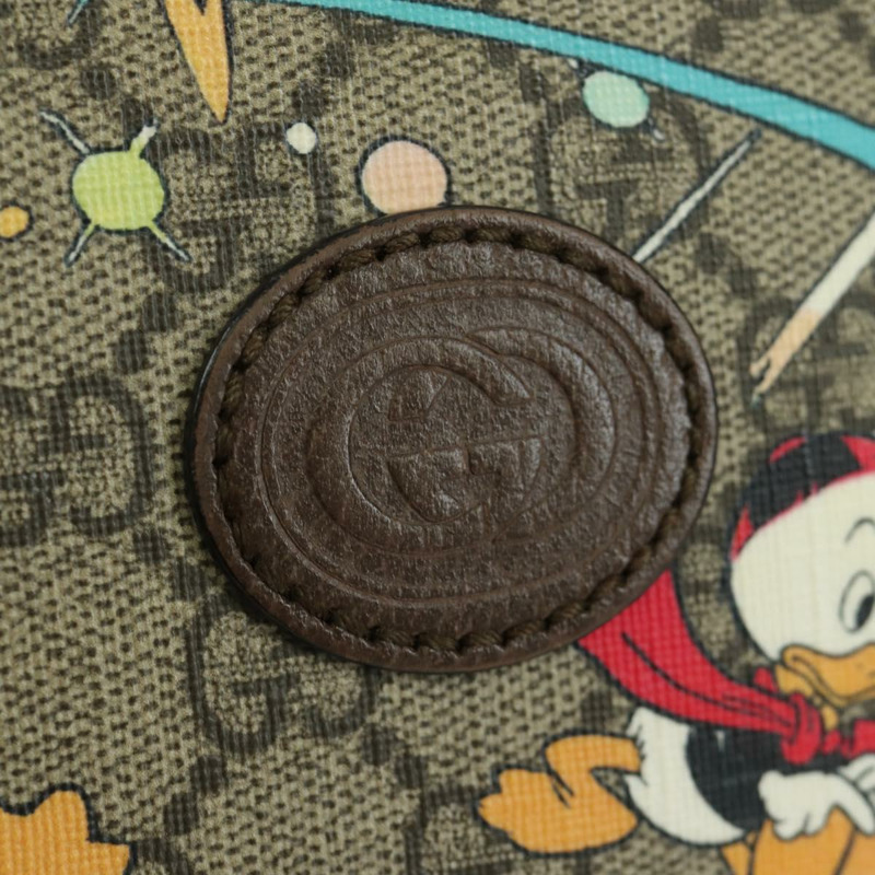 【日本直送】GUCCI GG帆布迪士尼腰包 PVC 米色金色 602695 正品 ARZ017SAM-19