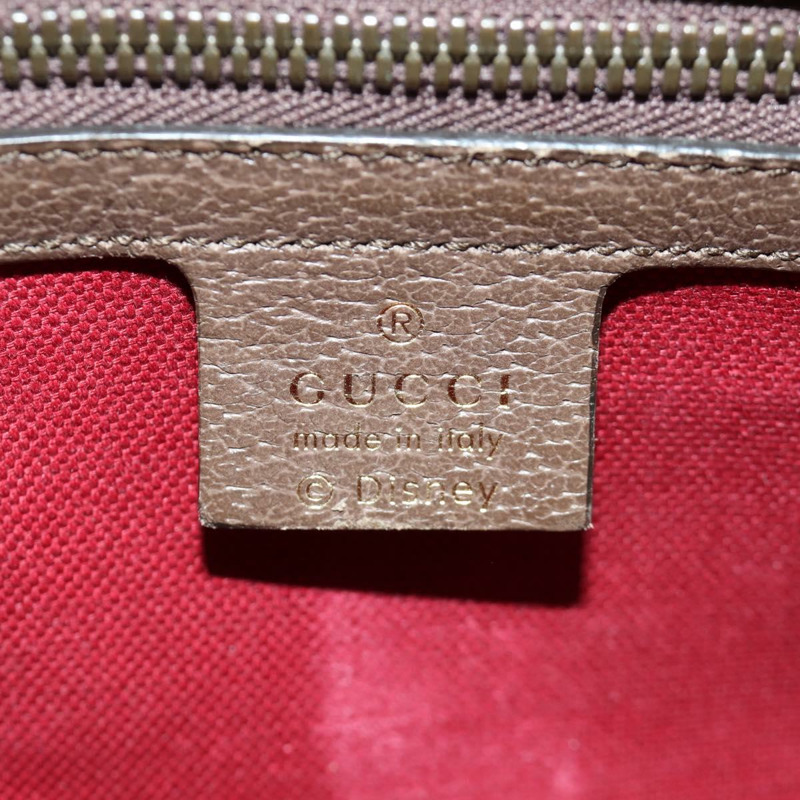 【日本直送】GUCCI GG帆布迪士尼腰包 PVC 米色金色 602695 正品 ARZ017SAM-22