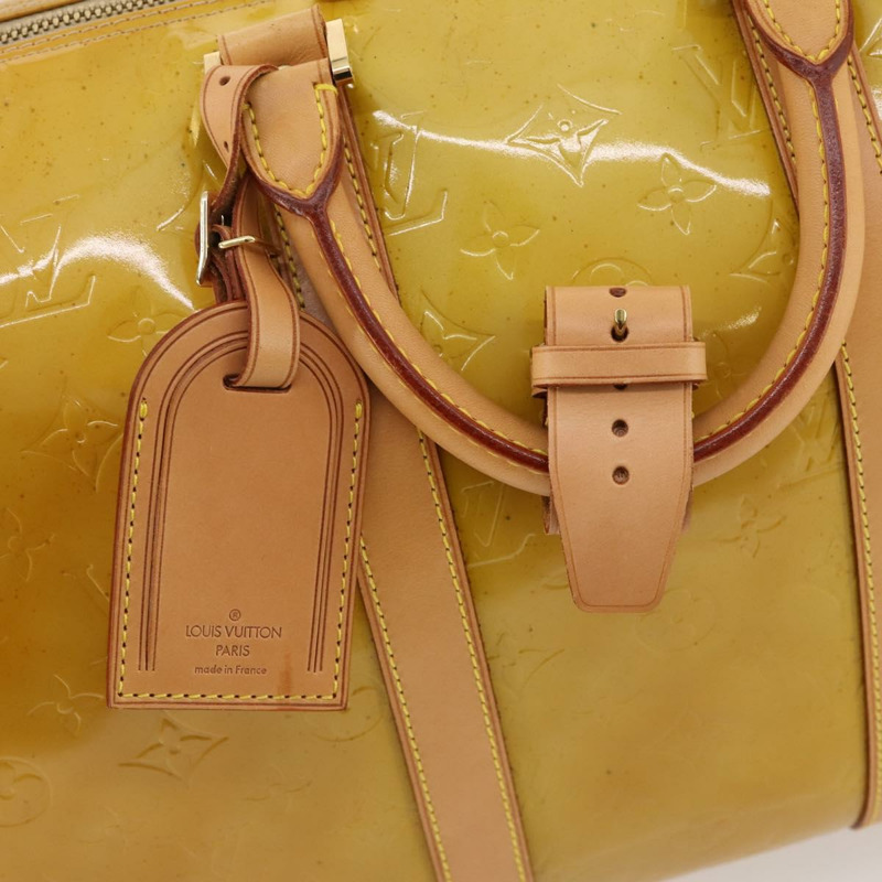 【日本直送】路易威登 Monogram Vernis Mercer 波士頓包米色 M91000 LV 正品 ARZ413-17