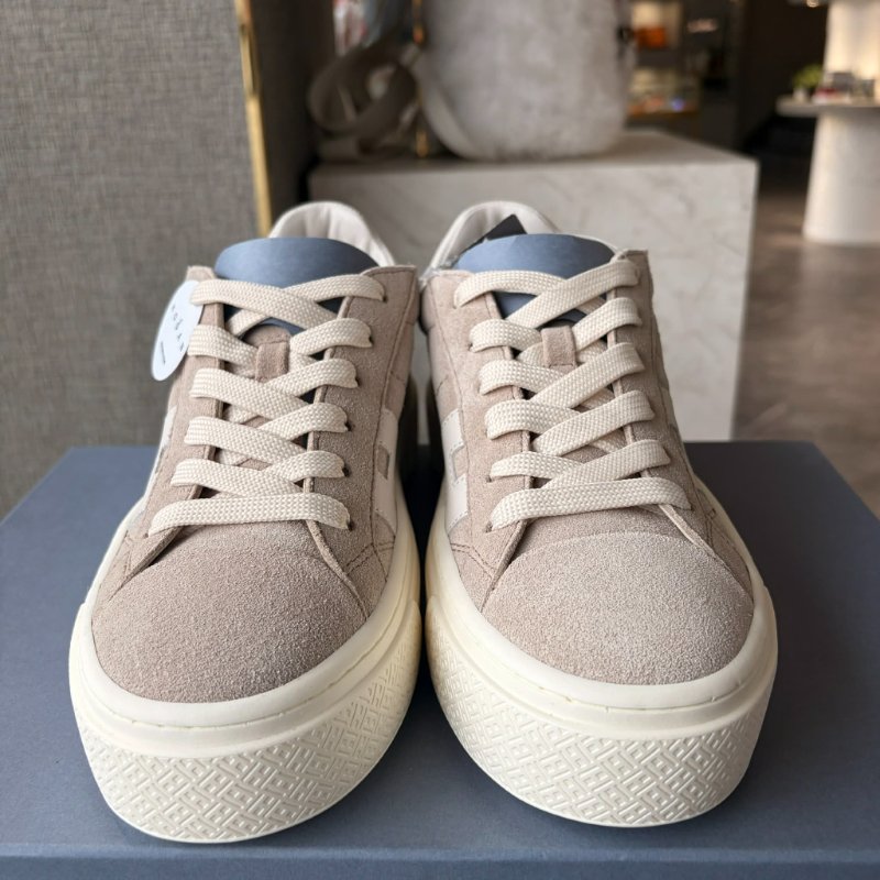 HOGAN Crosswind 麂皮運動鞋-米-1