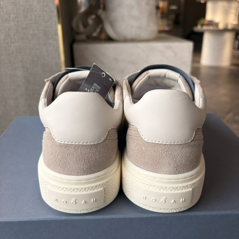 HOGAN Crosswind 麂皮運動鞋-米-2