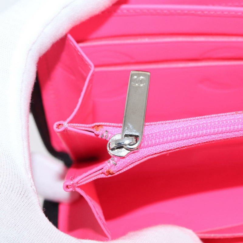 【日本直送】香奈兒 (CHANEL) 絎縫 Cambon 系列長款錢包，黑色銀色雙C標誌，正品編號 172434SAV-24