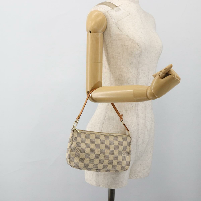 【日本直送】路易威登 Damier Azur 手拿包配件袋 N41207 LV 正品 173343A-19