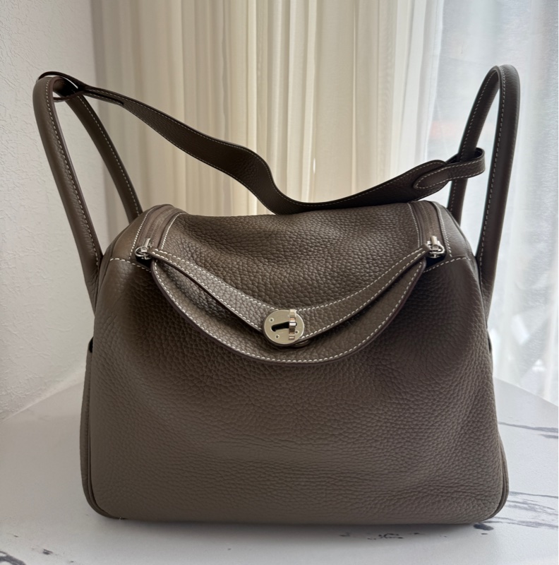 愛馬仕Hermes lindy30 大象灰銀釦 最便宜最優惠🥲💕💕-0
