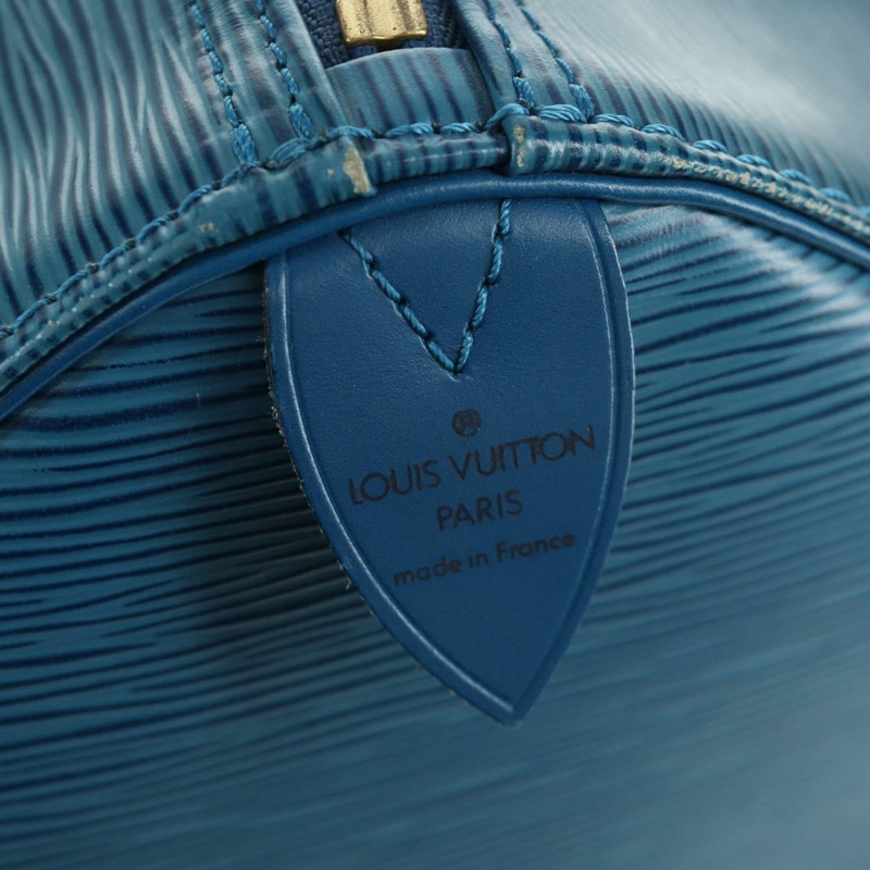 【日本直送】路易威登 Epi Keepall 50 波士頓包 藍色 M42965 LV 正品 173364V-17