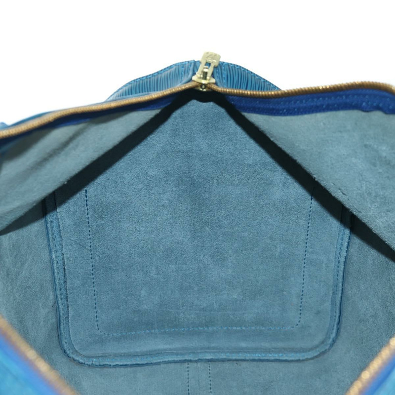 【日本直送】路易威登 Epi Keepall 50 波士頓包 藍色 M42965 LV 正品 173364V-20