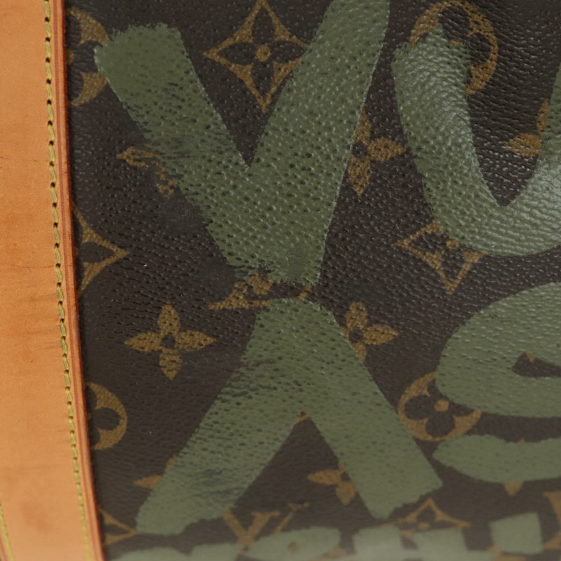 【日本直送】路易威登 Monogram Graffiti Keepall 50 旅行包 卡其色 M92196 LV 正品 BA11179SAV-5