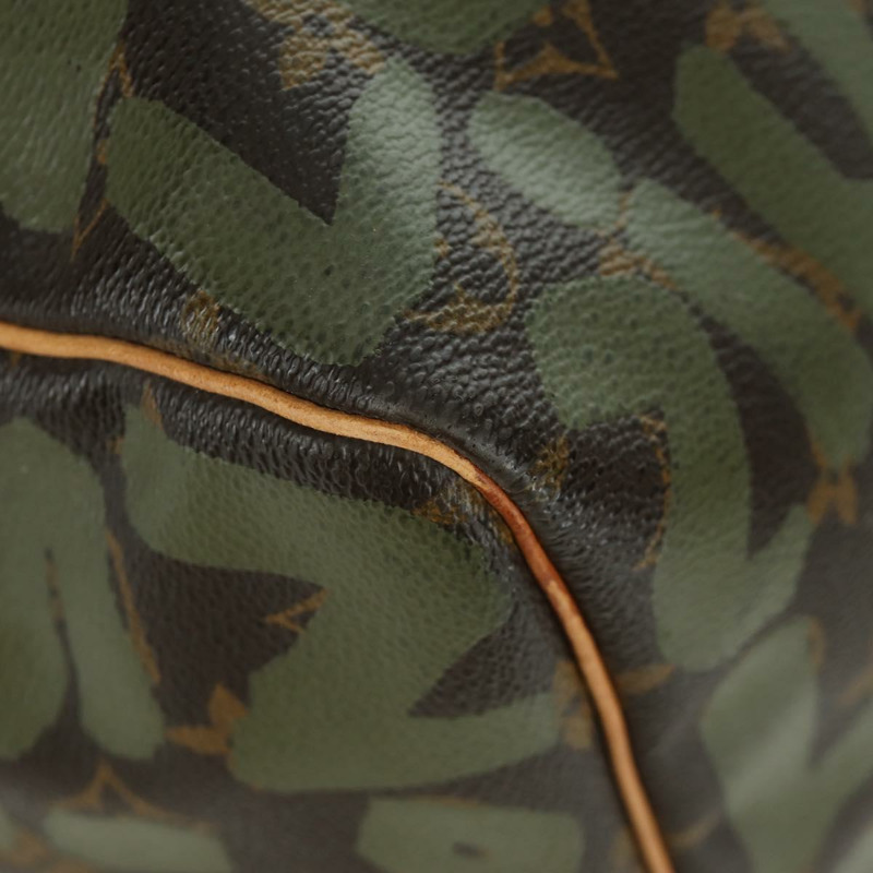 【日本直送】路易威登 Monogram Graffiti Keepall 50 旅行包 卡其色 M92196 LV 正品 BA11179SAV-14