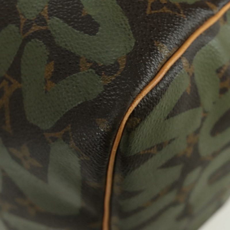 【日本直送】路易威登 Monogram Graffiti Keepall 50 旅行包 卡其色 M92196 LV 正品 BA11179SAV-17