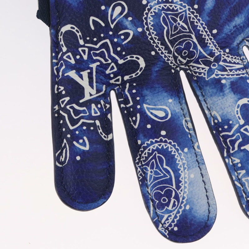 【日本直送】路易威登 Monogram Bandana HIGH 5 手拿包 白色 藍色 M81410 LV 正品 ARZ477SAM-1