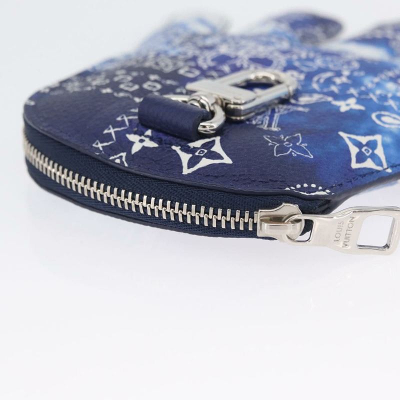 【日本直送】路易威登 Monogram Bandana HIGH 5 手拿包 白色 藍色 M81410 LV 正品 ARZ477SAM-8