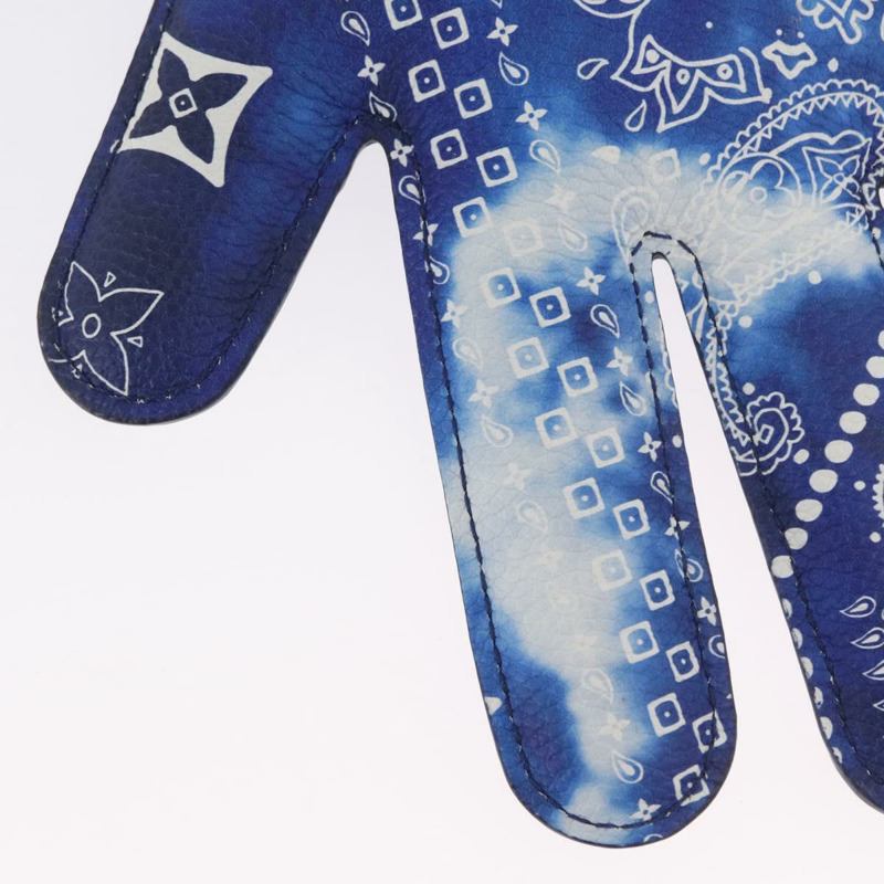 【日本直送】路易威登 Monogram Bandana HIGH 5 手拿包 白色 藍色 M81410 LV 正品 ARZ477SAM-13