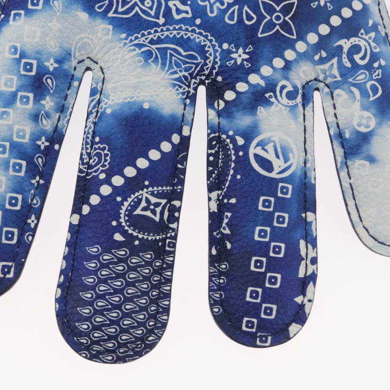 【日本直送】路易威登 Monogram Bandana HIGH 5 手拿包 白色 藍色 M81410 LV 正品 ARZ477SAM-14