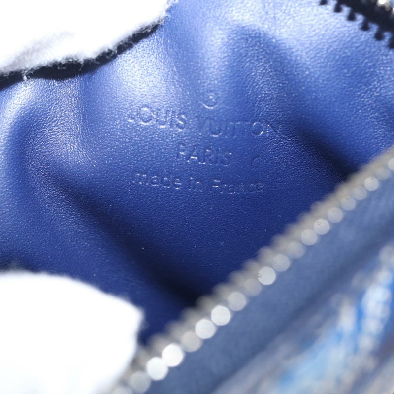 【日本直送】路易威登 Monogram Bandana HIGH 5 手拿包 白色 藍色 M81410 LV 正品 ARZ477SAM-18