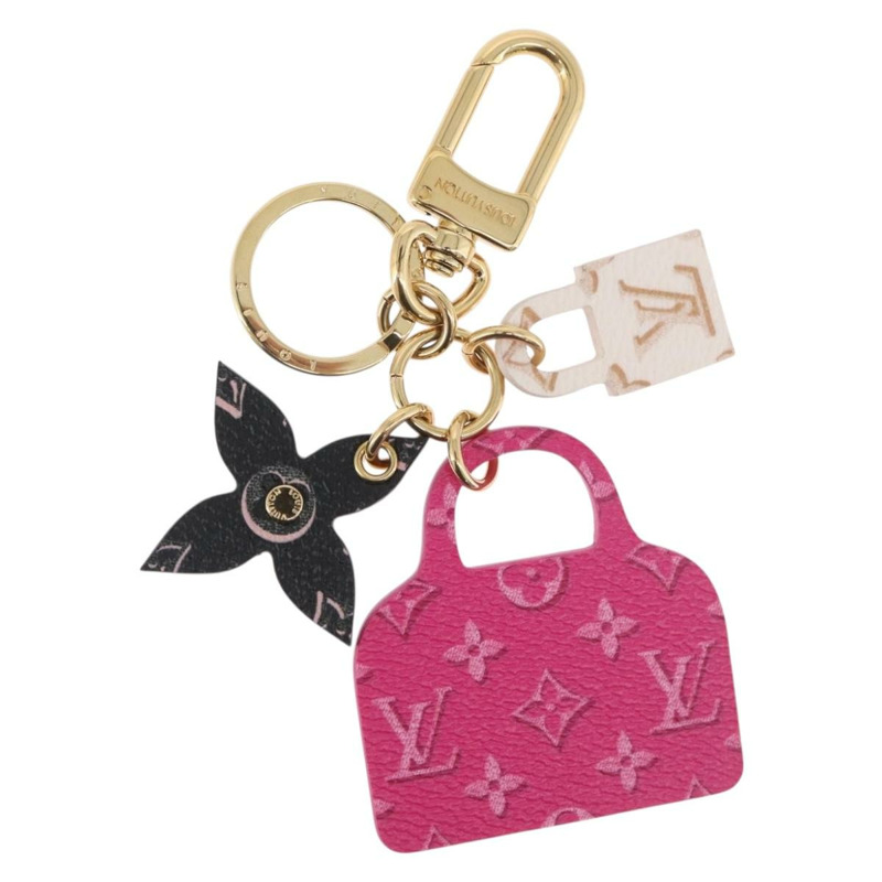 【日本直送】路易威登 Monogram Porte Cles Illustrious Alma Charm 粉紅 M00838 正品 ARZ478M-0