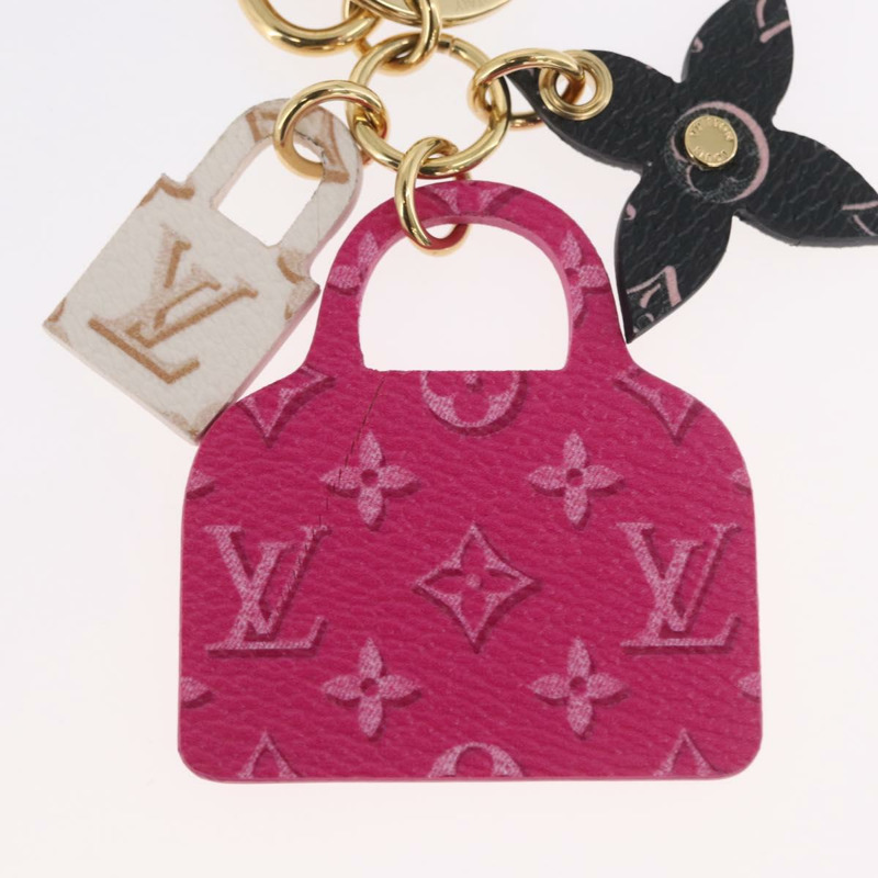 【日本直送】路易威登 Monogram Porte Cles Illustrious Alma Charm 粉紅 M00838 正品 ARZ478M-7